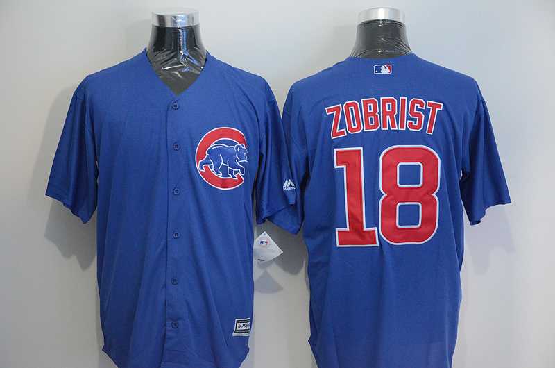 Chicago Cubs #18 Ben Zobrist Blue New Cool Base Stitched Baseball Jersey,We sell and wholesale Chicago Cubs #18 Ben Zobrist Blue New Cool Base Stitched Baseball Jersey on line form chian!